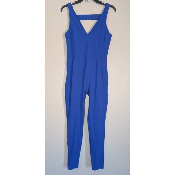 Free People Movement Never Better One-Piece Jumpsuit in Cobalt Blue, Size Large - Picture 5 of 9
